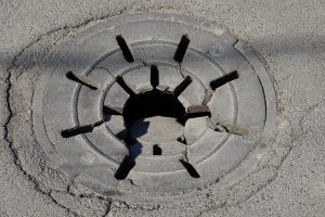 Broken Drain Cover 