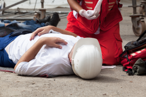 Part time staff accident at work