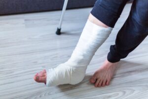 Fractured Foot At Work