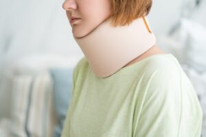 The Woman In A Neck Brace Could Make A Whiplash Claim. 