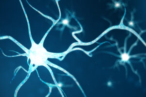 IMAGE OF A BRAIN SYNAPSE OR STROKE 